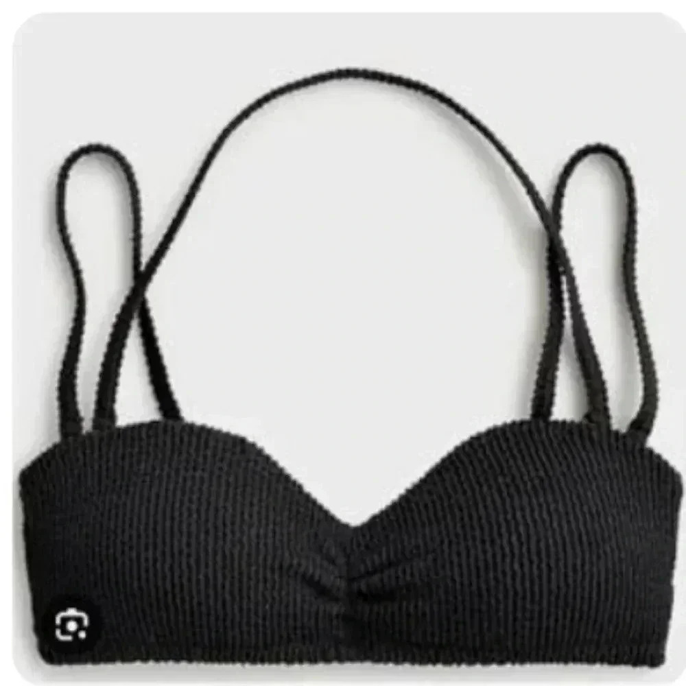 J.CREW Re-Imagined - Scrunchie Sweetheart Bikini Top size- 2XL(16/18)- NWT